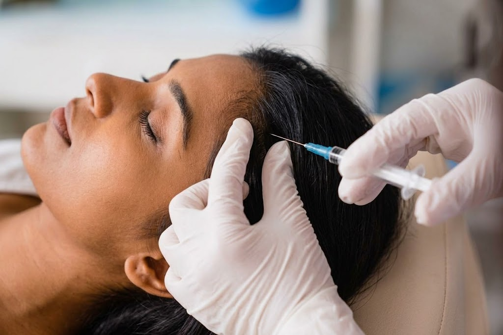 PRP hair treatment at Ameya Skin Clinic